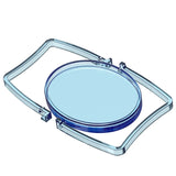 Oval Makeup Mirror Epoxy Resin Mold DIY Crafts Home Decor