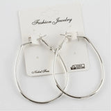 Oval Metal Earrings for Women