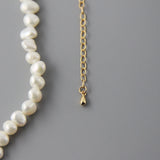 Moonstone Pendant Pearl Bead Necklace Freshwater Choker