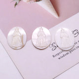 Natural Mother of Pearl Shell Pendant for Jewelry Making
