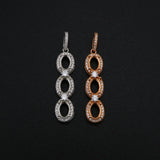 Rose Plated Oval Prong Pendant Setting 925 Silver