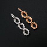 Rose Plated Oval Prong Pendant Setting 925 Silver