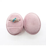 Earring Storage Box Oval Ring Holder Jewelry Organizer