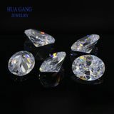 5A Loose CZ Oval Stone Synthetic Gems Cubic Zirconia 2x3~18x25mm