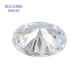 5A Loose CZ Oval Stone Synthetic Gems Cubic Zirconia 2x3~18x25mm