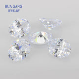 5A Loose CZ Oval Stone Synthetic Gems Cubic Zirconia 2x3~18x25mm