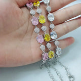 Zircon Gemstone Bracelet 925 Silver Women's Jewelry