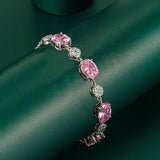 Zircon Gemstone Bracelet 925 Silver Women's Jewelry