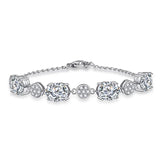 Zircon Gemstone Bracelet 925 Silver Women's Jewelry