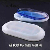 Silicone Mold Dried Flower Resin Craft DIY Storage Plate Mold
