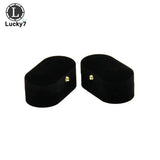 Oval Single Double Ring Jewelry Box Proposal Wedding Pair Ring Earring Storage
