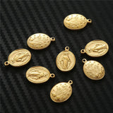 Stainless Steel Religious Jesus Pendant for Necklaces Making