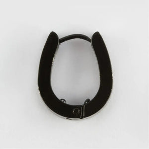 Oval Steel Earring 1 Pcs