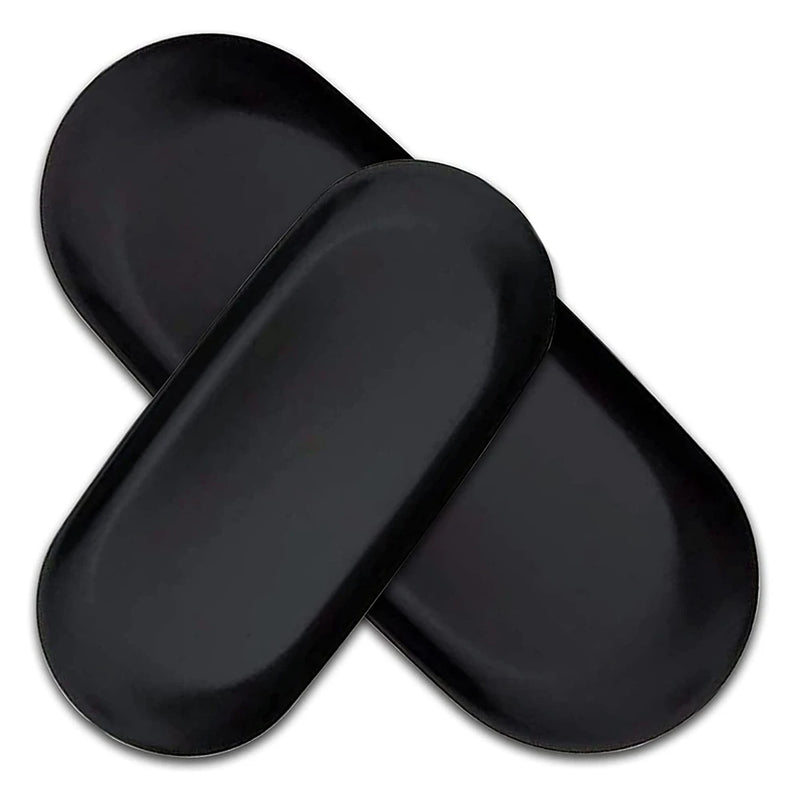 Oval Storage Tray Cosmetic Candles Serving Buffet Plate Decoration