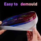 Oval Tray Resin Mold Ashtray Coaster Silicone Epoxy Mould Plate Casting