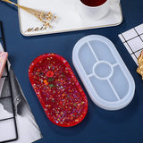 Oval Tray Resin Mold Ashtray Coaster Silicone Epoxy Mould Plate Casting