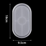Oval Tray Resin Mold Ashtray Coaster Silicone Epoxy Mould Plate Casting