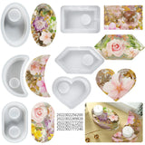Moon Love Hexagonal Silicone Mold for Epoxy Resin Crafts