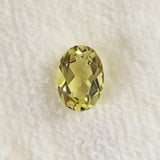 Oval Alexandrite Loose Stone Yellow-Red Fluorescent Faceted Gemstone Beads DIY