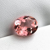 Pink Morganite Brazil AAAAAAAA Oval Faceted Stone for Jewelry Making