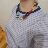 Statement Acrylic Long Necklace For Women