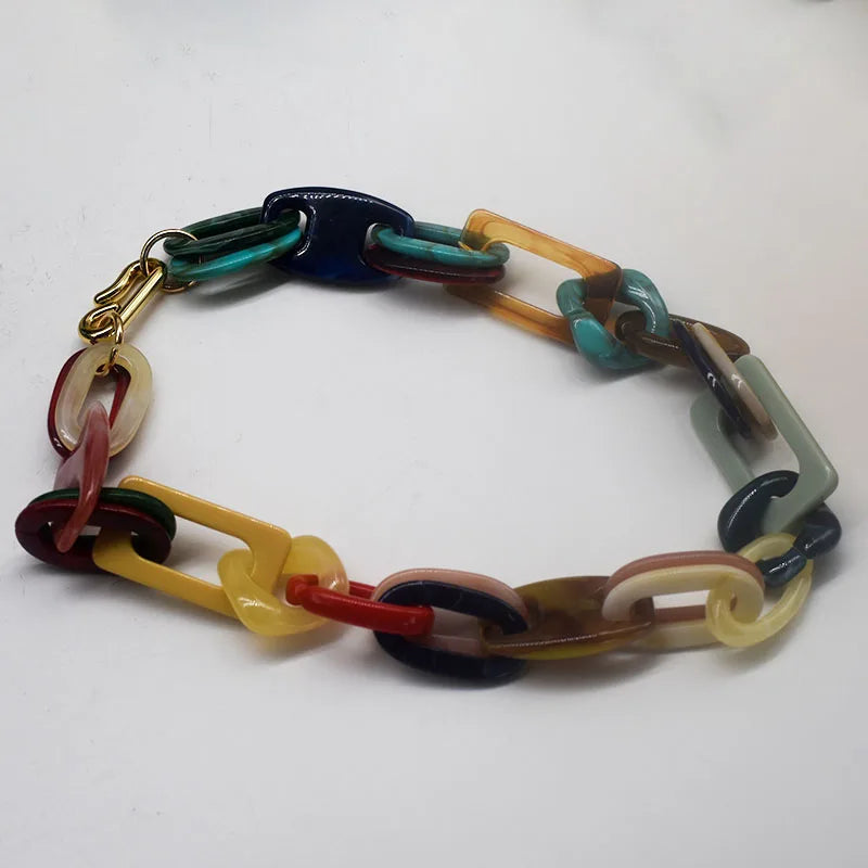 Statement Acrylic Long Necklace For Women