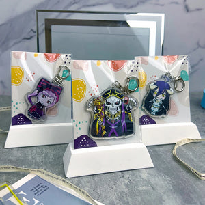 Overlord Keychain Anime Resin Aestethic Japan Jewelry