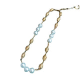 Delicate Pearl Necklace Western Medieval Sweater Chain