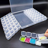 Adjustable 56 Grids Plastic Storage Box for Nail Rhinestone Jewelry