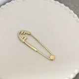 Oversize Safety Pin Brooch Winter Jewelry