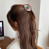 Oversized Turkey Evil Eye Hair Claws Resin Eye Hair Clips