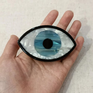 Oversized Turkey Evil Eye Hair Claws Resin Eye Hair Clips