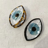 Oversized Turkey Evil Eye Hair Claws Resin Eye Hair Clips