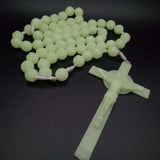 Catholic Cross Rosary 20mm Luminous Necklace Wall Rosary