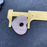 Natural Hematite Pendant 30-62mm Peach Heart Edge Hole DIY Necklace