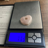 Natural Hematite Pendant 30-62mm Peach Heart Edge Hole DIY Necklace