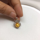 Owl Pendant Base Mount Findings for Jewelry