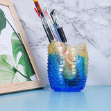 Owl Pen Holder Epoxy Resin Mold DIY Crafts Jewelry Storage Case Casting Tool
