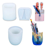 Owl Rabbit Pen Holder Resin Mold Flower Pot Silicone Moulds