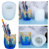 Owl Rabbit Pen Holder Resin Mold Flower Pot Silicone Moulds