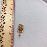 Owl Pendant Base Mount for Jewelry Making