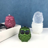 Owl-Shaped Epoxy Mold for Clay Crafts DIY Ornament Jewelry Candle Making Tool