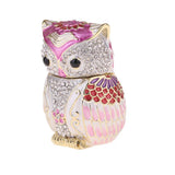 Owl Trinket Box Earring Ring Storage Wedding Jewelry Case