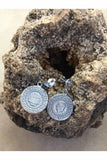 Oxidized Filigree Silver Earrings