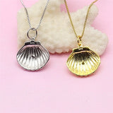 Oyster Shell Shape Pendant Base 10pcs/lot