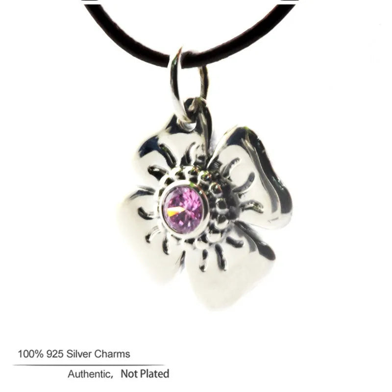 Stainless Steel Flower Bead Charm - Fits Bracelets - DIY Jewelry Making