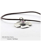 Stainless Steel Flower Bead Charm - Fits Bracelets - DIY Jewelry Making