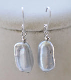 Gray DENS Biwa Freshwater Pearl Dangle Earrings
