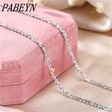 Sterling Silver Sparkling Sautoir Necklace Gift Chain