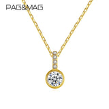 Sterling Silver Necklace Cubic Zirconia Jewelry Cz Pendant Women Hot Female Chai